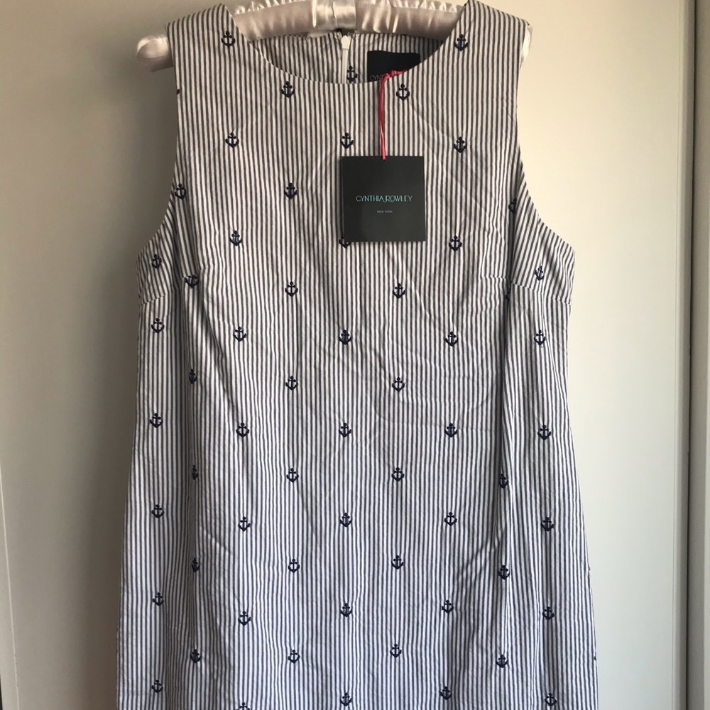 Cynthia Rowley seersucker shift dress